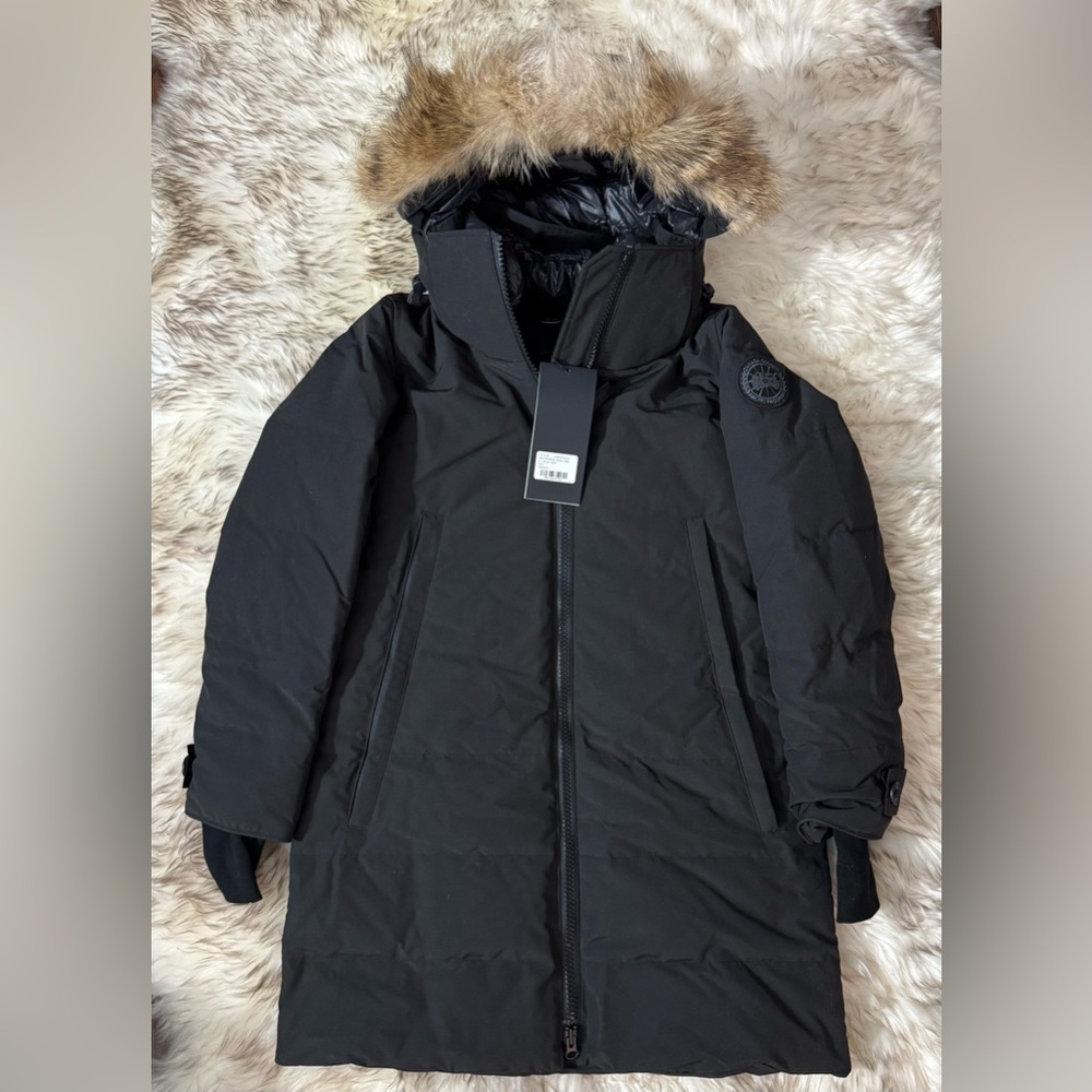 CANADA GOOSE Women Kenton "Black Label" Down Parka 3816LB in Black Size M